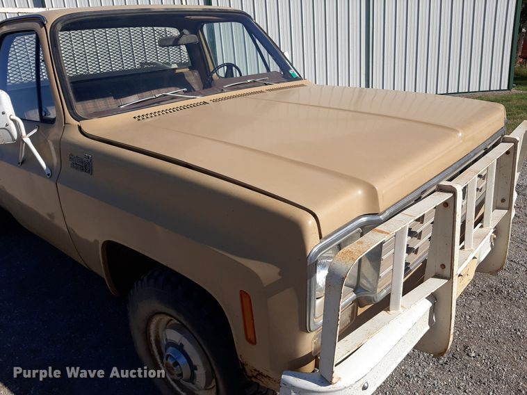 image for item EB9784 1976 Chevrolet Custom Deluxe 20  pickup truck