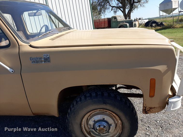 image for item EB9784 1976 Chevrolet Custom Deluxe 20  pickup truck