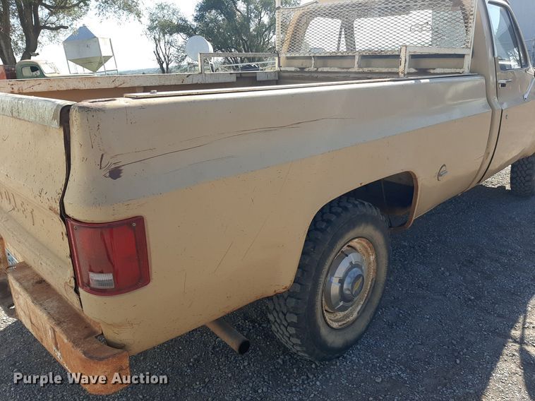 image for item EB9784 1976 Chevrolet Custom Deluxe 20  pickup truck