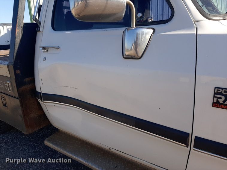 image for item EB9785 1991 Dodge Ram 250  bale bed pickup truck