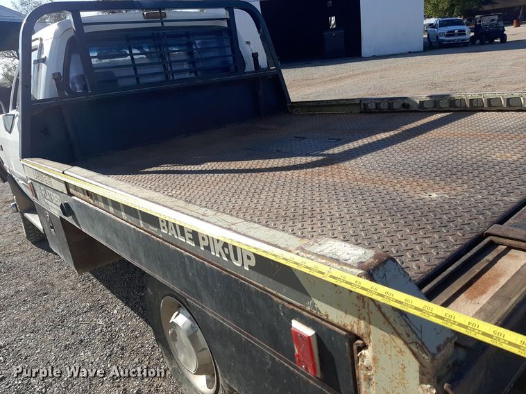 image for item EB9785 1991 Dodge Ram 250  bale bed pickup truck