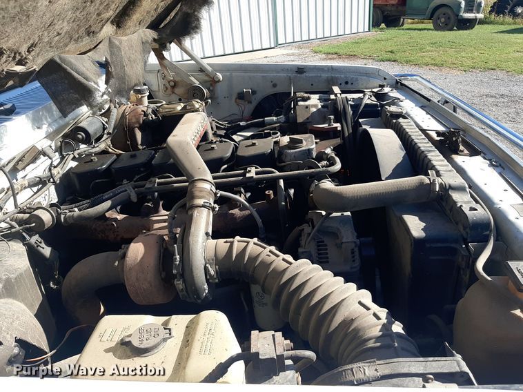 image for item EB9785 1991 Dodge Ram 250  bale bed pickup truck