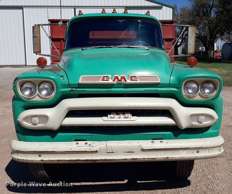 image for item EB9786 1959 GMC 370  grain truck