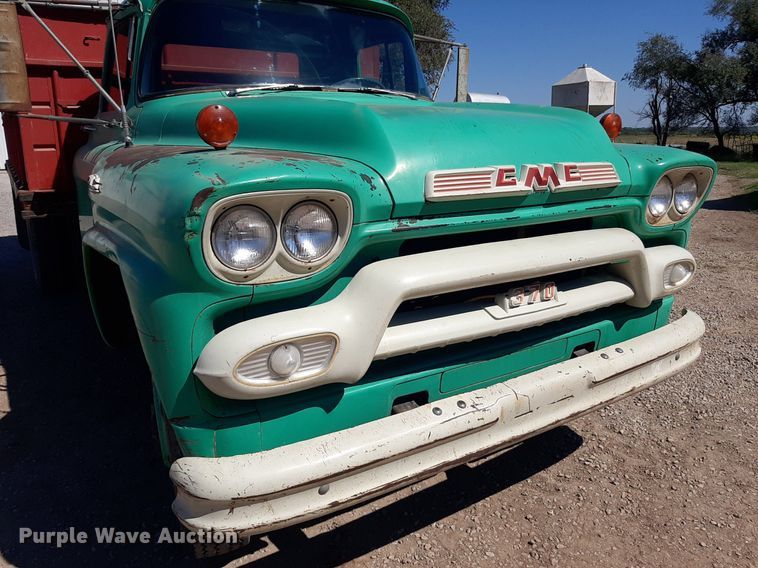 image for item EB9786 1959 GMC 370  grain truck