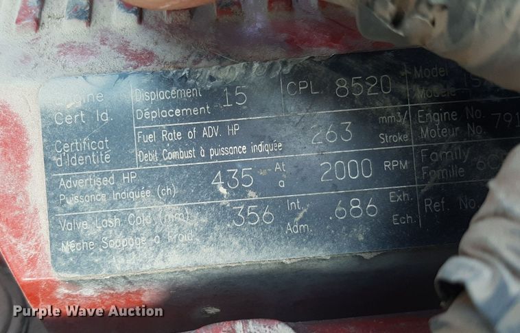 image for item EB9794 2007 International 9400  semi truck