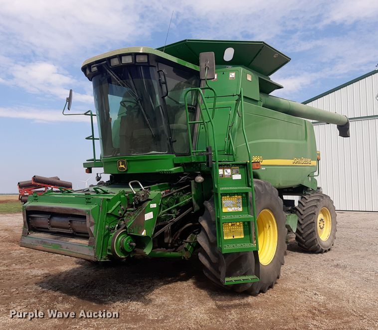 image for item EB9796 2005 John Deere 9660  RWA combine