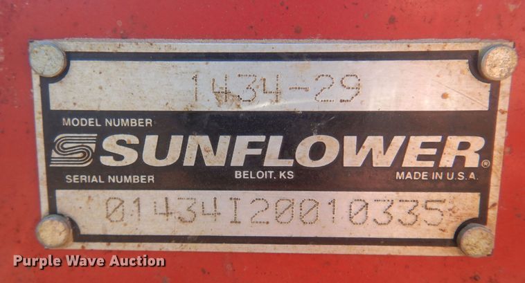 image for item EB9797 Sunflower 1434  tandem disk