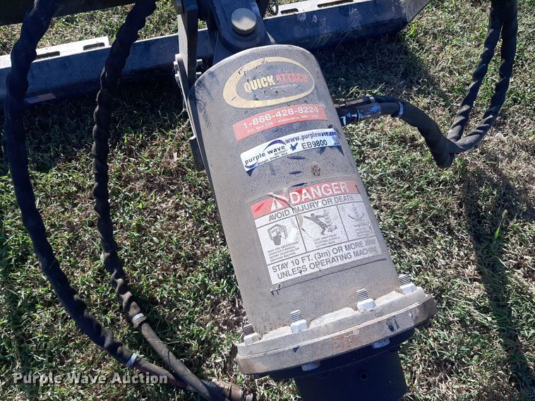 image for item EB9800 Quick Attach  skid steer auger