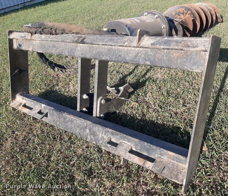 image for item EB9800 Quick Attach  skid steer auger