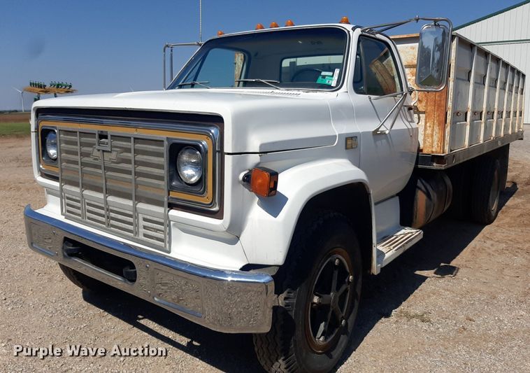 image for item EB9801 1982 Chevrolet 70  grain truck