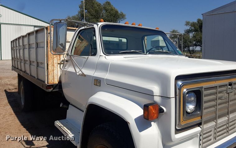 image for item EB9801 1982 Chevrolet 70  grain truck