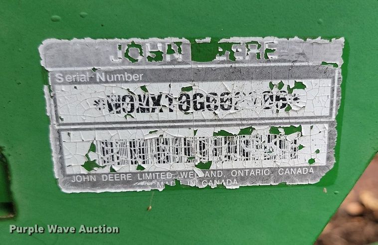 image for item JE9514 John Deere MX10  rotary mower