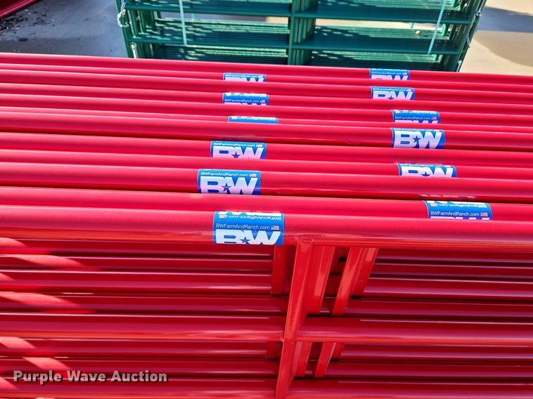 image for item LM9195 (12) B&W 8' livestock gates