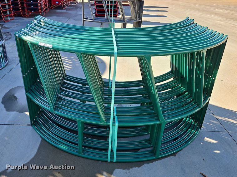 image for item LM9203 (5) B&W hay bale feeders