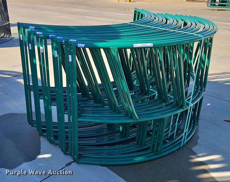 image for item LM9203 (5) B&W hay bale feeders