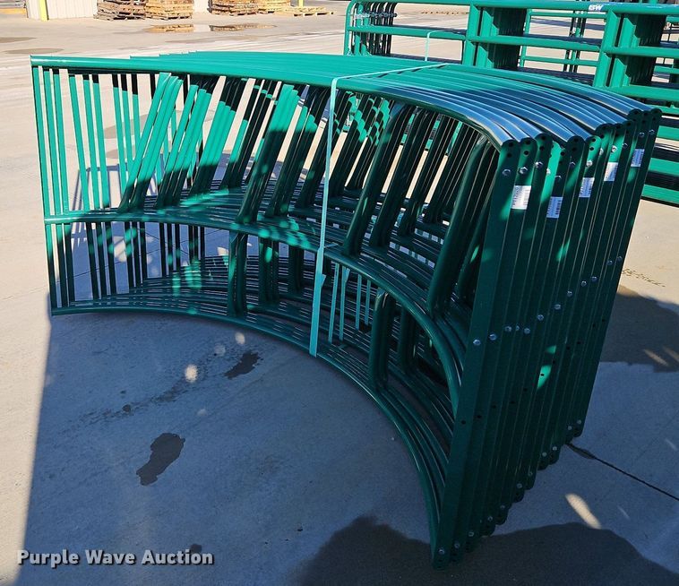 image for item LM9203 (5) B&W hay bale feeders