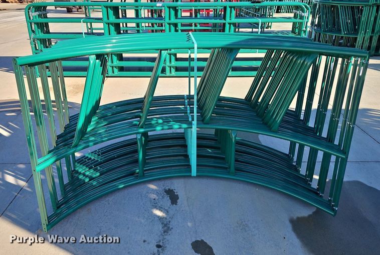 image for item LM9203 (5) B&W hay bale feeders