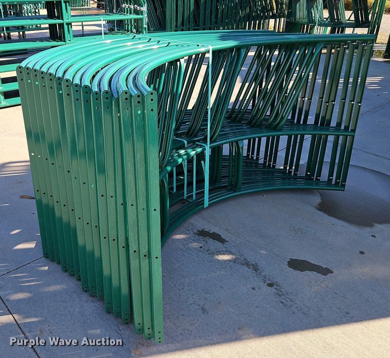 image for item LM9203 (5) B&W hay bale feeders