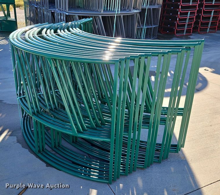 image for item LM9203 (5) B&W hay bale feeders