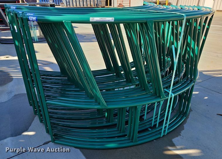 image for item LM9203 (5) B&W hay bale feeders