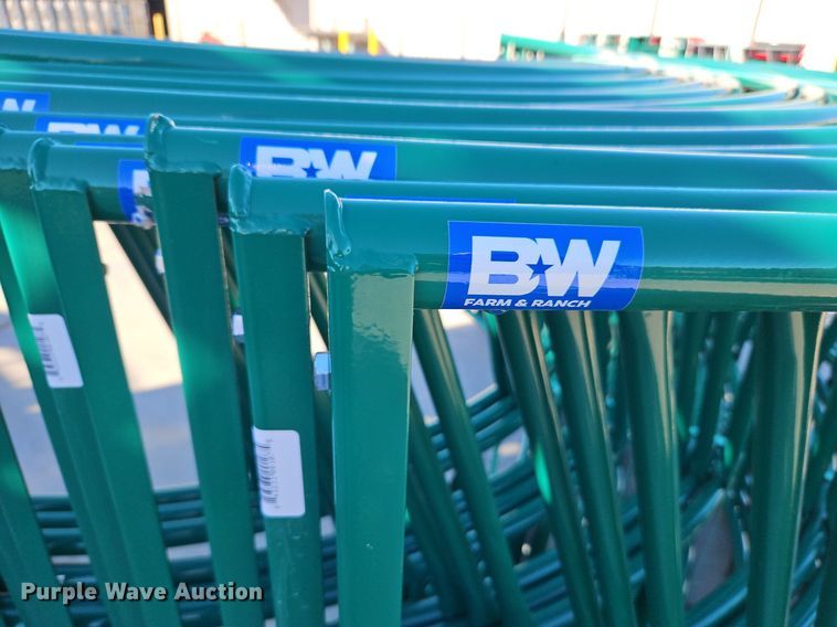 image for item LM9203 (5) B&W hay bale feeders