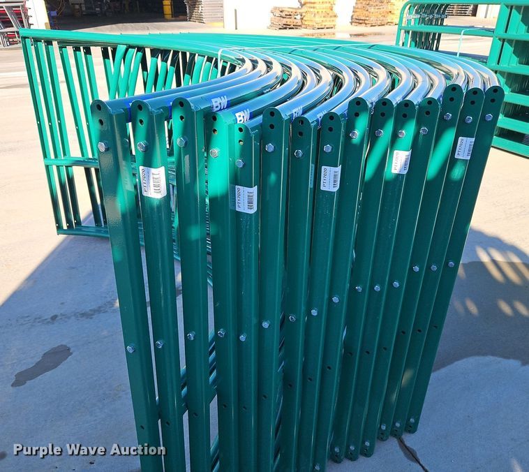 image for item LM9203 (5) B&W hay bale feeders