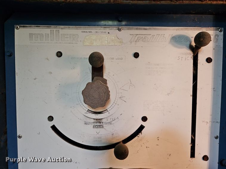 image for item LM9220 Miller Trailblazer 55G  welder