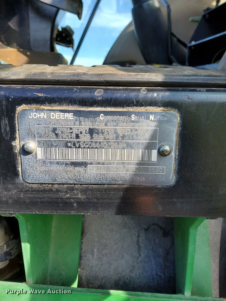 image for item LM9223 John Deere 5420  tractor