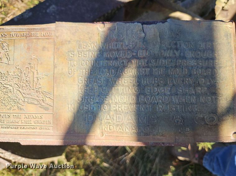 image for item LM9245 J D Adams No. 20  grader