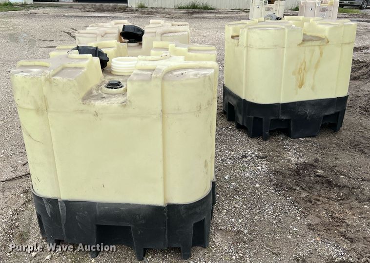 image for item LU9818 (3) Snyder 220 gallon totes