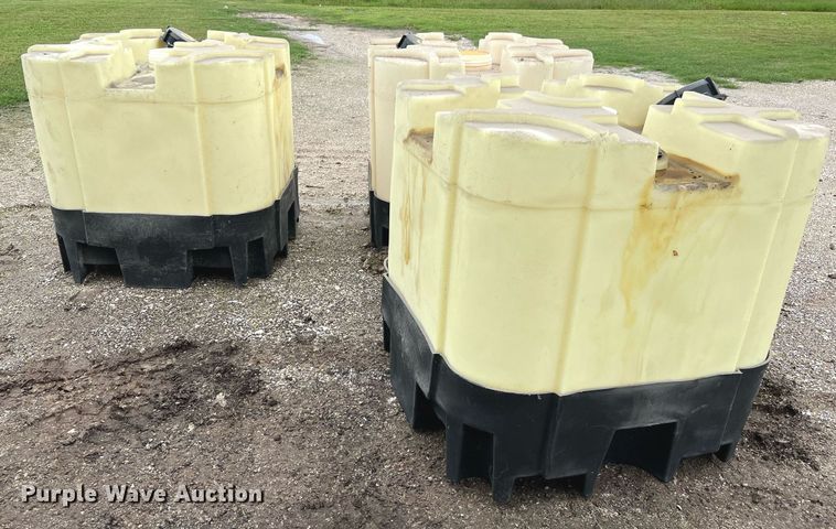 image for item LU9818 (3) Snyder 220 gallon totes