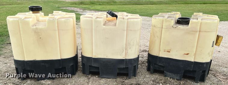 image for item LU9820 (3) Snyder 220 gallon totes