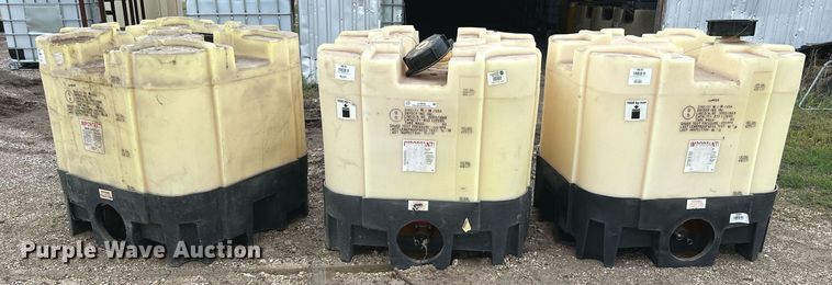 image for item LU9820 (3) Snyder 220 gallon totes