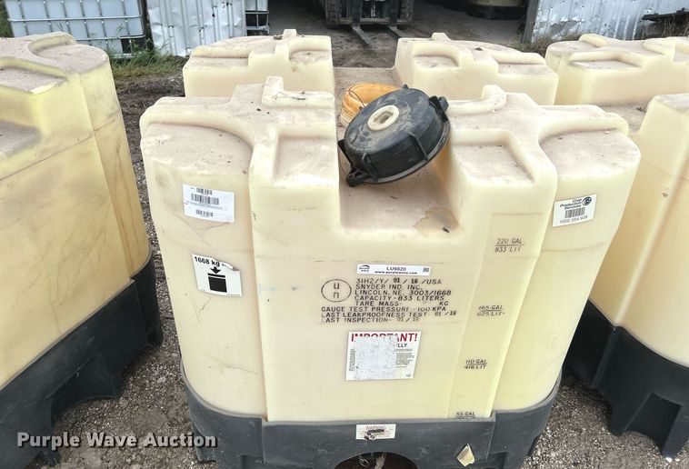 image for item LU9820 (3) Snyder 220 gallon totes