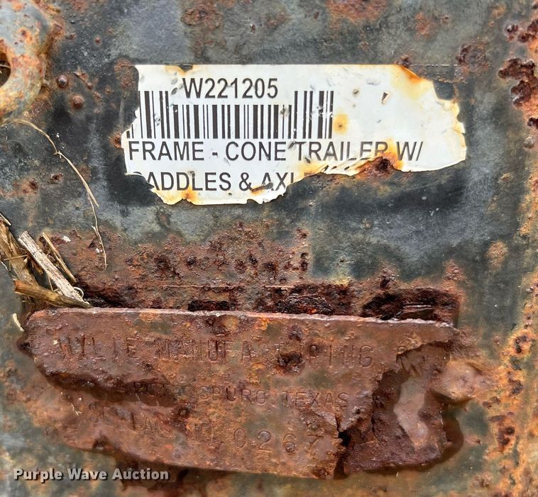 image for item LU9821 Wylie  fertilizer delivery trailer