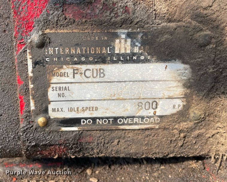 image for item LV9931 Farmall F Cub  tractor