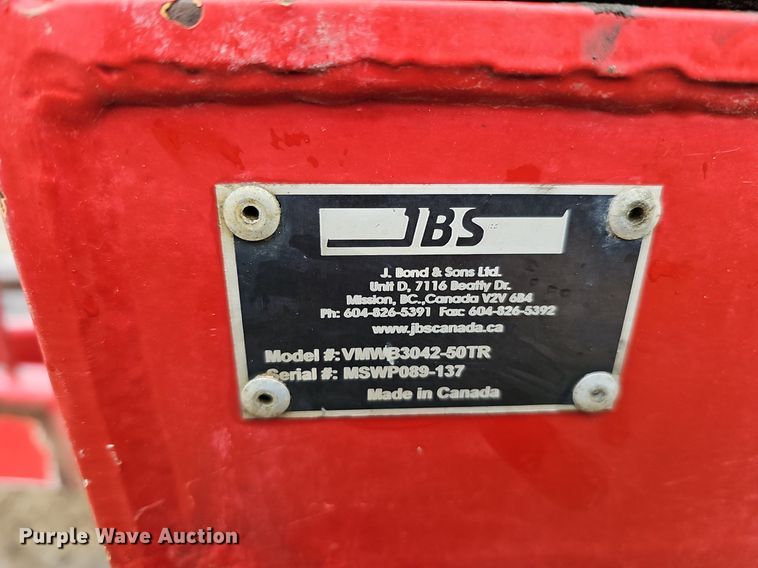 image for item MH9397 JBS VMWB3042-50TR  manure spreader
