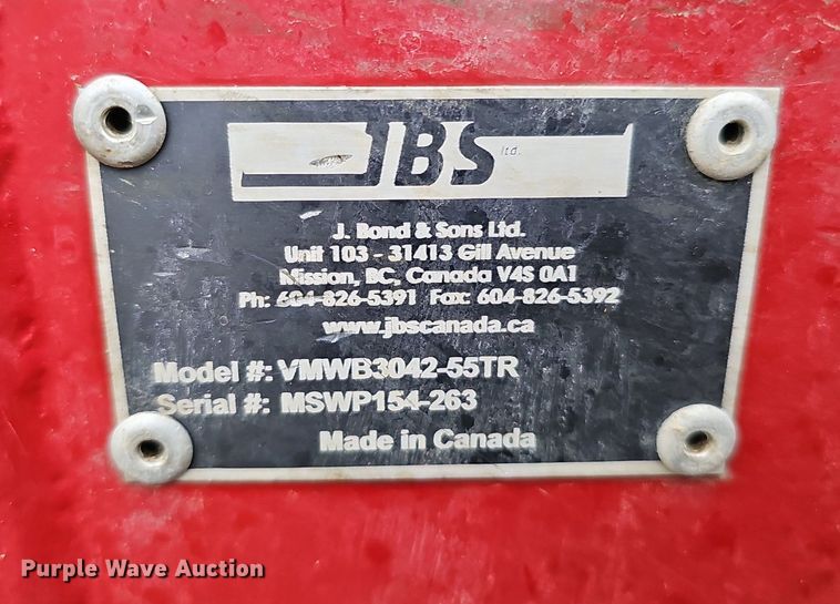 image for item MH9399 JBS VMWB3042-55TR  manure spreader