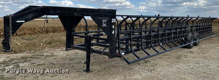 image for item MO9063 20 x 4 hay bale trailer