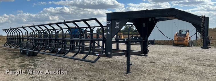 image for item MO9063 20 x 4 hay bale trailer