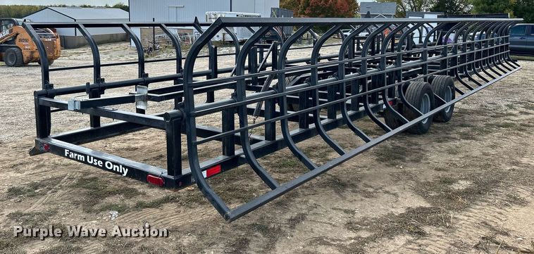 image for item MO9063 20 x 4 hay bale trailer
