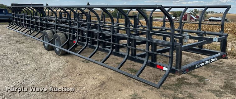 image for item MO9063 20 x 4 hay bale trailer