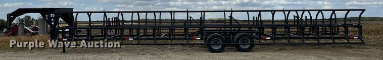 image for item MO9063 20 x 4 hay bale trailer
