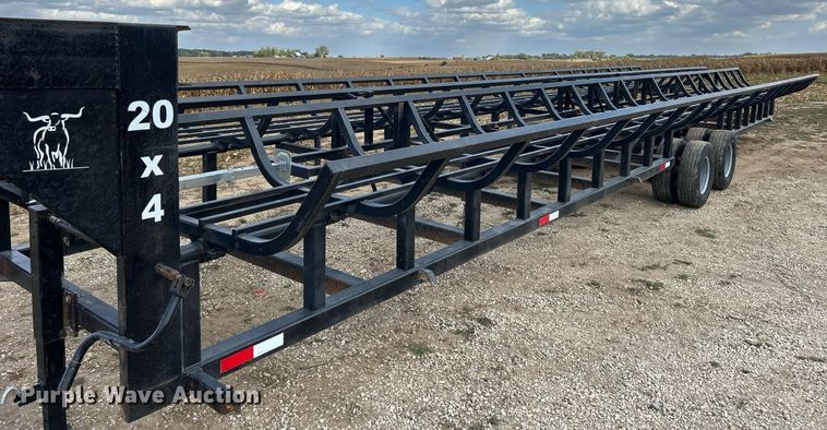 image for item MO9063 20 x 4 hay bale trailer