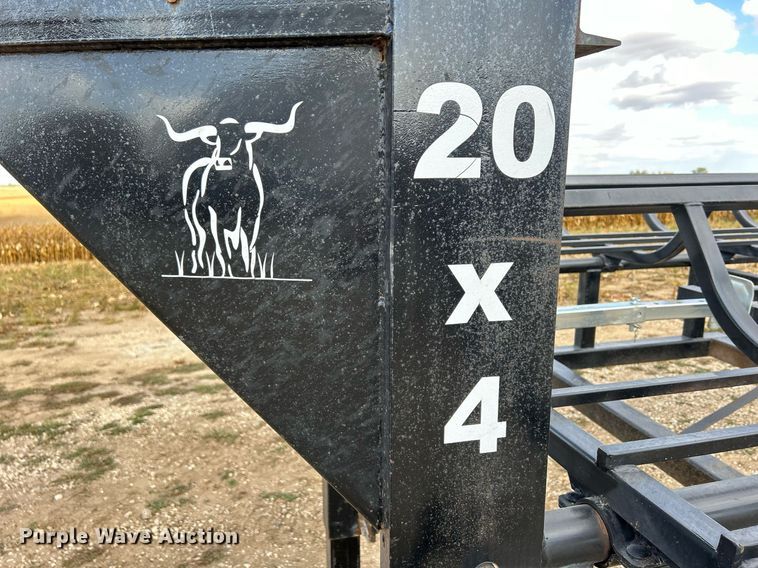 image for item MO9063 20 x 4 hay bale trailer