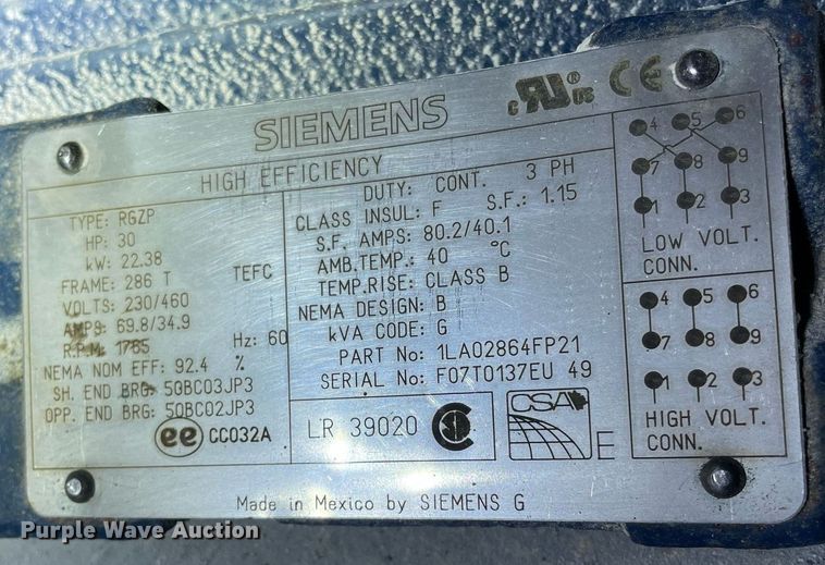 image for item MS9651 Gardner Denver GGDBADA  grain blower