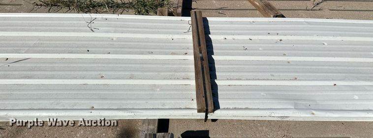 image for item NM9300 Approximately 35 sheets of metal siding/roofing