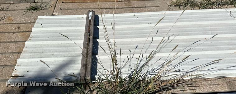 image for item NM9300 Approximately 35 sheets of metal siding/roofing