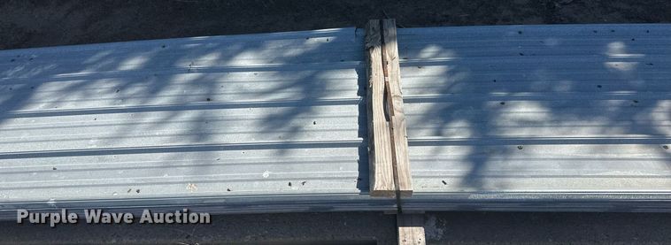 image for item NM9302 Approximately 50 sheets of metal siding/roofing