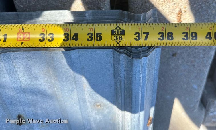 image for item NM9302 Approximately 50 sheets of metal siding/roofing